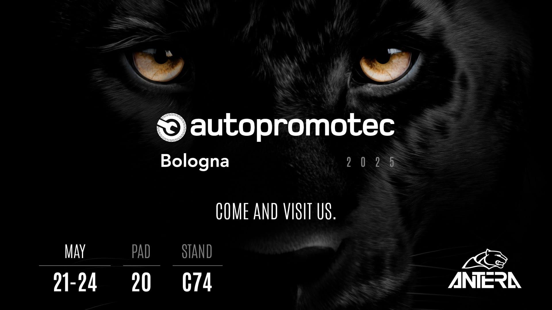 Antera partecipa ad Autopromotec Bologna 2025: vieni a trovarci al Padiglione 20 – Stand C74