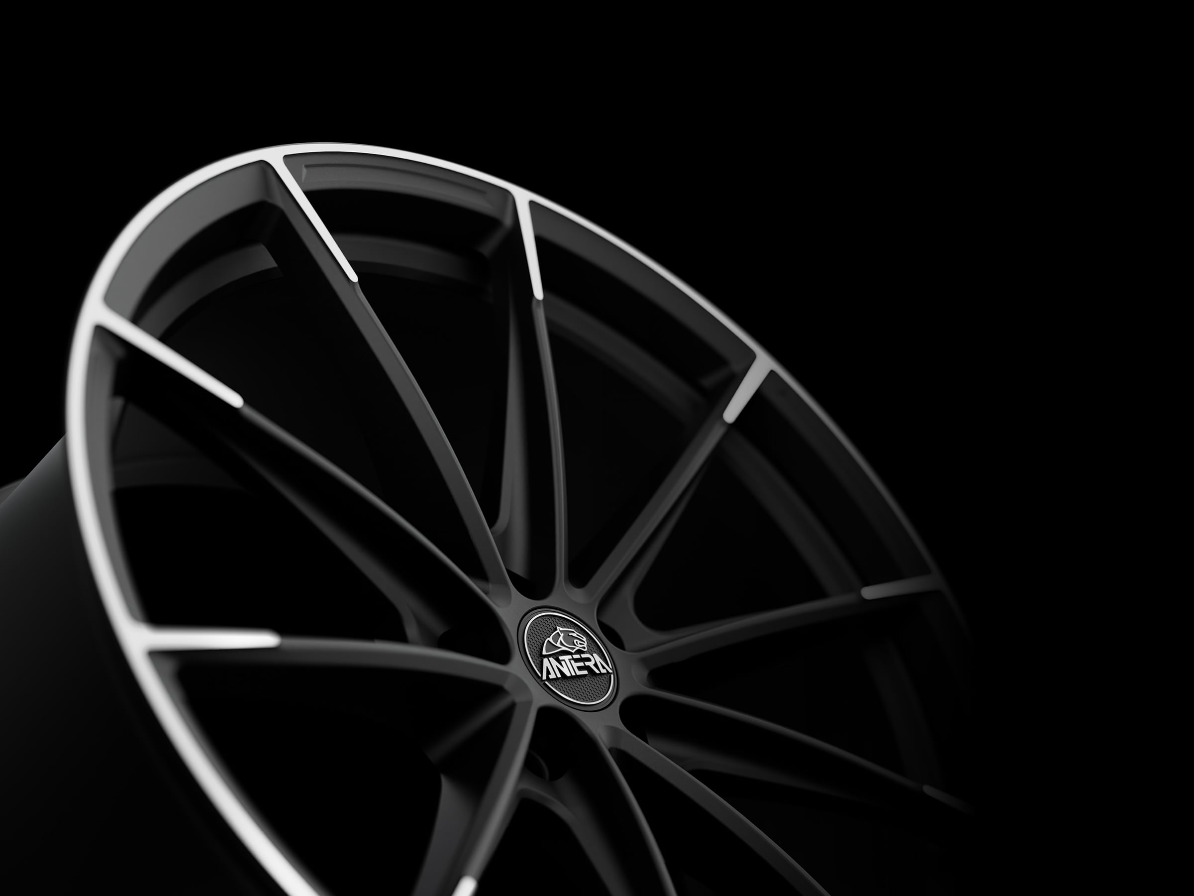 A125 Satin Black Diamond Design